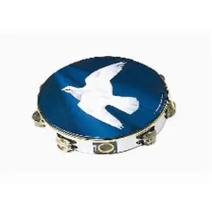 Rhythm Band Instruments  6 in. Dove Tambourine, 6 Pair Jingle, Percussion Instrument, Musical Instrument, Jingle Pairs