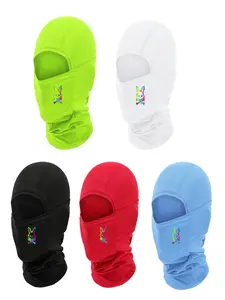 Rainbow Rabbit Skull Cover Face Mask Set, Elastic & Breathable Design, Colorful Print, Essential Accessory for Trendy