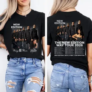 New Edition Way Tour 2026 Shirt, R&B Concert Shirt, New Edition Way Tour Sweatshirt, Concert Matching Tee, Gift for Fans