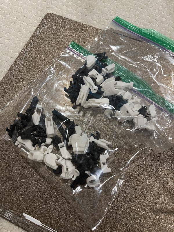 3D Printed Dummy 13 Action Figure with Moveable Joints White and Black Collectible Toy 5 Inch Tall Eco-Friendly PLA Material