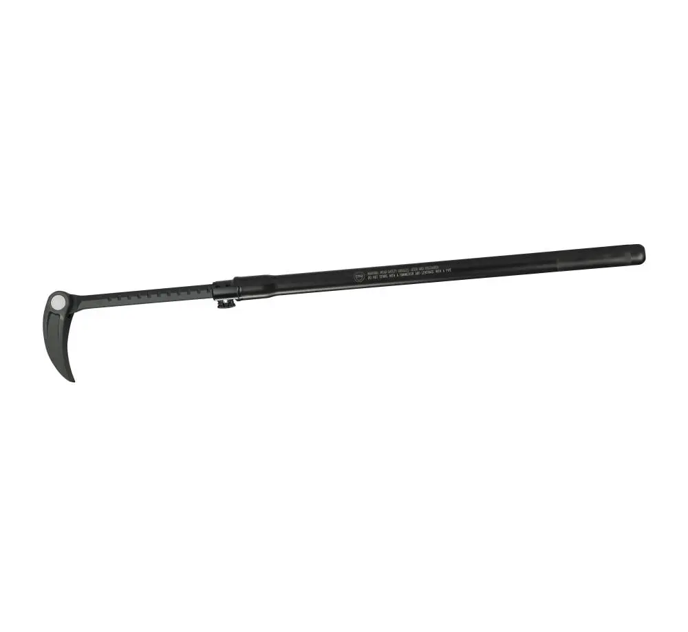 OTC7177 Heavy Duty Extendable Indexing Pry Bar - 1-3/8" Dia Handle, 10 lbs, 13/16" Hex Stock Bar, 31 Preset Positions, Crowbar for Long-Reach, Positioning/Repositioning, Prying Large Heavy Objects with Indexing Pivot