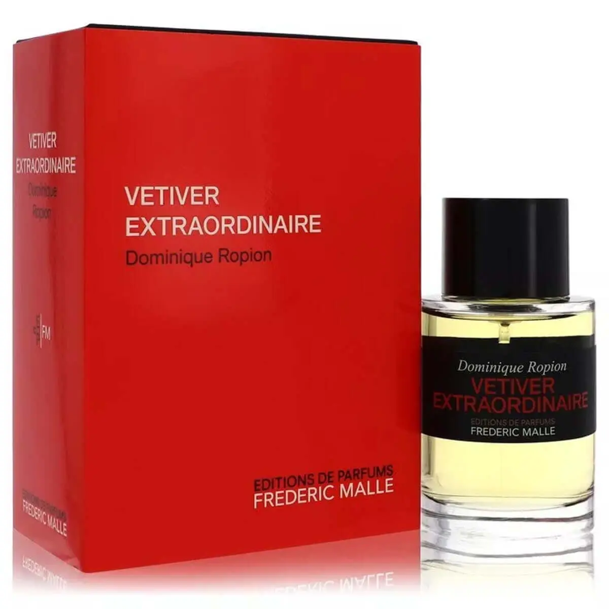 Frédéric Malle Vetiver Extraordinaire Luxurious Fragrant Masculine Non-Toxic Packaged Men's EDP Cologne - 3.3oz (3.4oz Variant), Woody Citrus Warm Aroma, Bergamot Top Notes, Vetiver Blend, New in Box, Luxurious Men's Fragrance, Fragrant Men's Fragrance