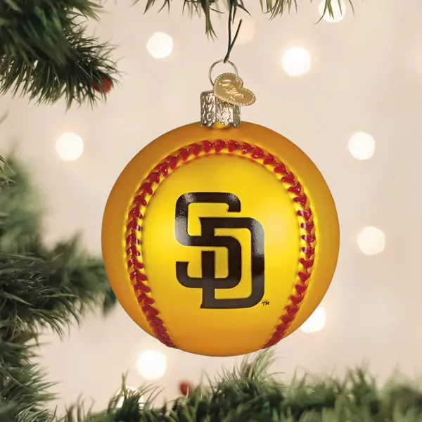 Padres Baseball Ornament