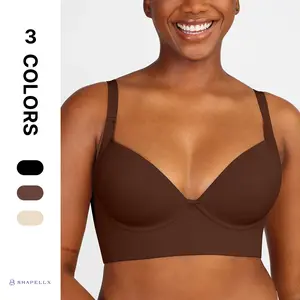 Shapellx Sculpt One-piece Underwire Push-Up Bra Comfortable Basic Lady Underwear Womenswear Christmas Live