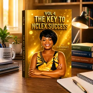 P:09 The Key to NCLEX Success Vol. 4 by Marie F. Senate - RN & LPN Q&A Review Book, Advanced Nursing Exam Prep Guide for Career & Self-Help (Humanities & Social Sciences)