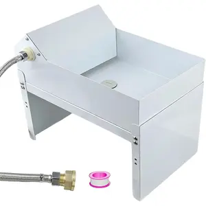 Automatic Dog Water Bowl Dispenser 6.5 Liter Self Refilling Water Bowl for Cat Dog Poultry Auto Fill Waterer with Float Valve Outdoor Indoor Pet Drinking Trough Fit GHT 3/4" Faucet
