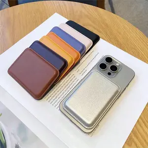 Magnetic Advanced PU Leather White Cross Pattern Magnet Card Clip For IPhone 16 15 14 13 12 Pro Max Wallet Ultra-Thin Protective Design Can Hold 1-3 Credit Cards Or ID Cards 1pc Magnetic Card Holder, Gifts For Mother, Family, Friends, Birthday, Holiday Ca