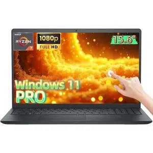 Dell 15 Touchscreen Laptop Computer, 15.6" FHD Anti-Glare, AMD Ryzen 7 7730U(15 W, Up to 4.5 GHz), 16/32 GB RAM, 1TB/2TB SSD, Thin and Light, Business & Students Every Day Use, Windows 11 Pro