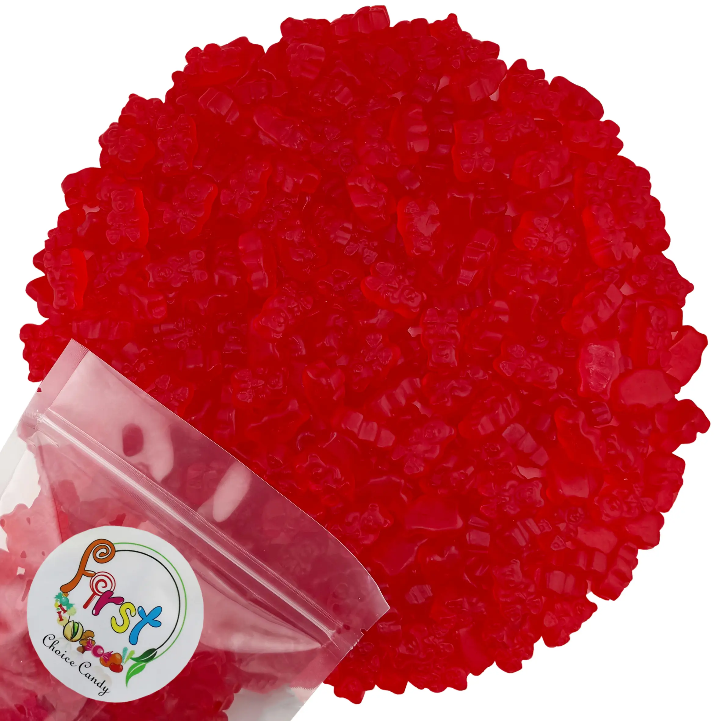 RED WILD CHERRY GUMMY BEAR 2LB BAG RED WILD CHERRY GUMMY BEAR 2LB BAG