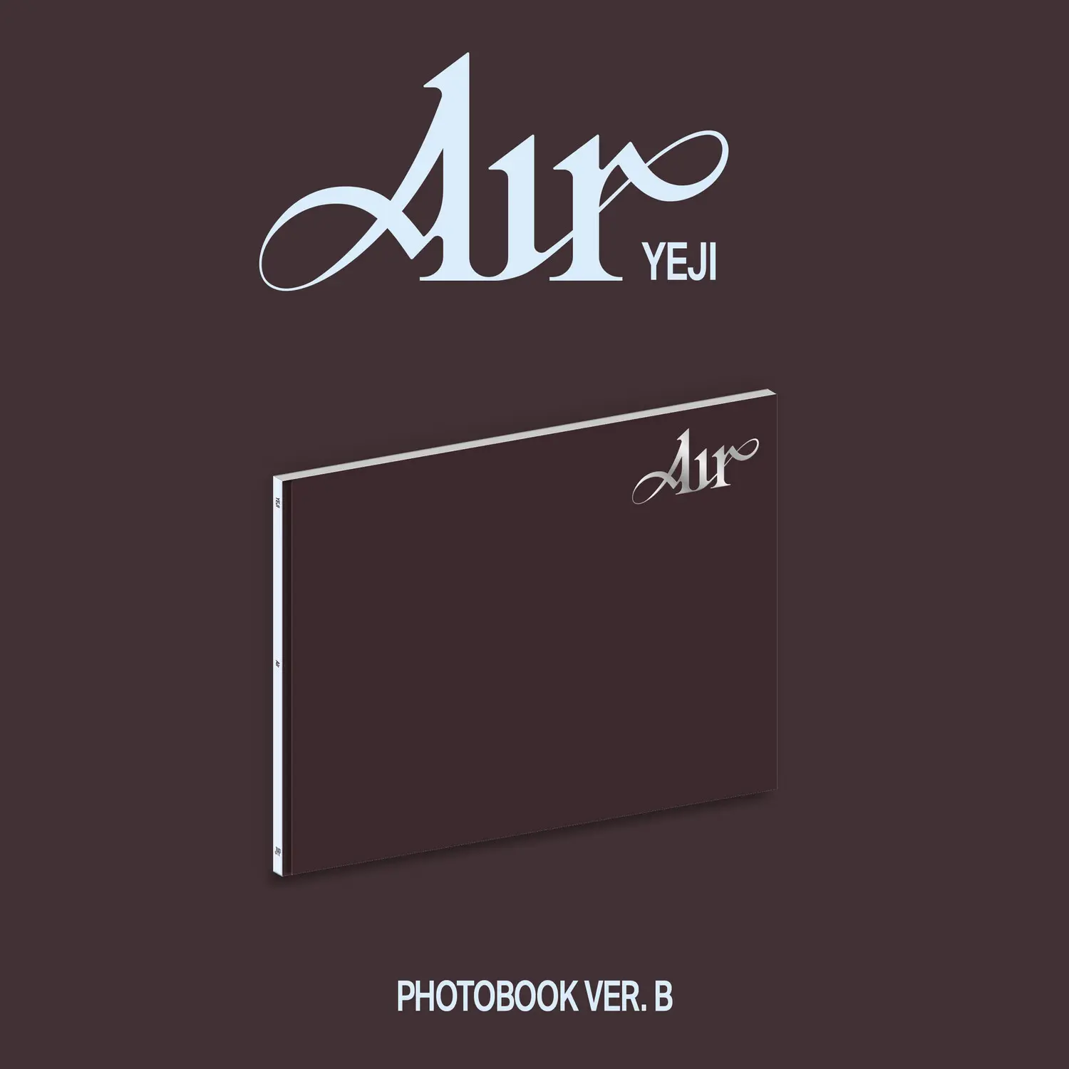 Yeji (Itzy) - Air Photobook B Ver Compact Disc (CD) with Photobook, Postcard, Photocards, Poster, Stickers