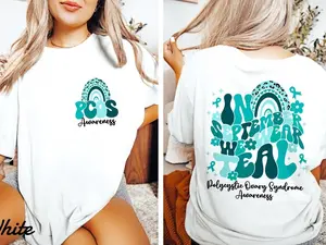 PCOS Awareness Shirt, PCOS Shirt, PCOS Gifts, Pcos Tee,Gift for Her, Chronic Illness Gift, Inspirational Shirt, Polycystic Ovary Syndrome Shirt