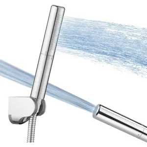 Homipro Brass 2 In 1 Function High Flow Shower Head Set High Pressure 7 Inch Finish Shower Head Sprayer Hand Shower Wand with 59 Inch Hose, Bracket
