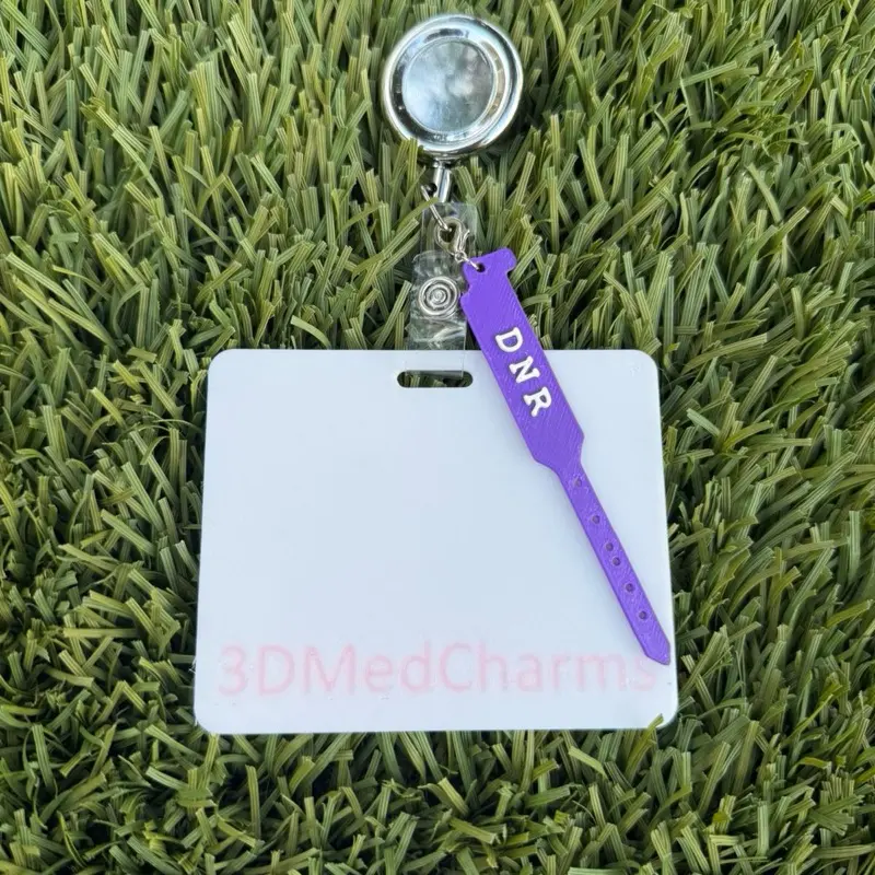 DNR bracelet badge keychain