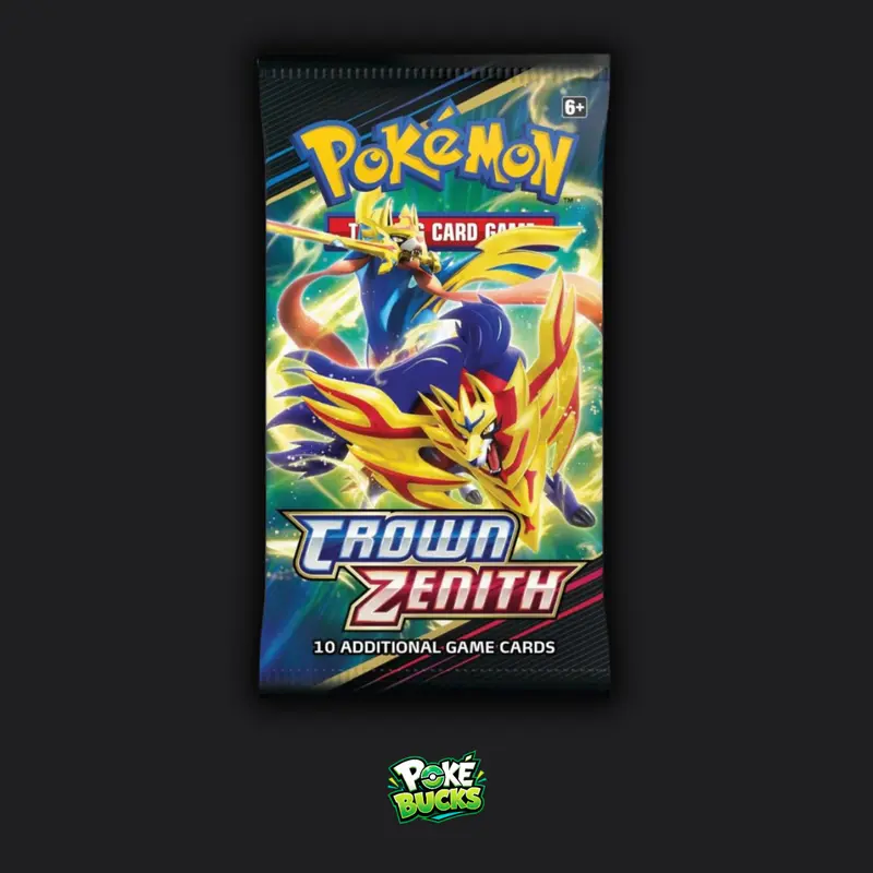 where to buy pokemon 151 japanese booster box Pokémon TCG Sword & Shield: Crown Zenith SwSh 12.5 (8x) Booster Pack –  Bison's Games LLC main image 1