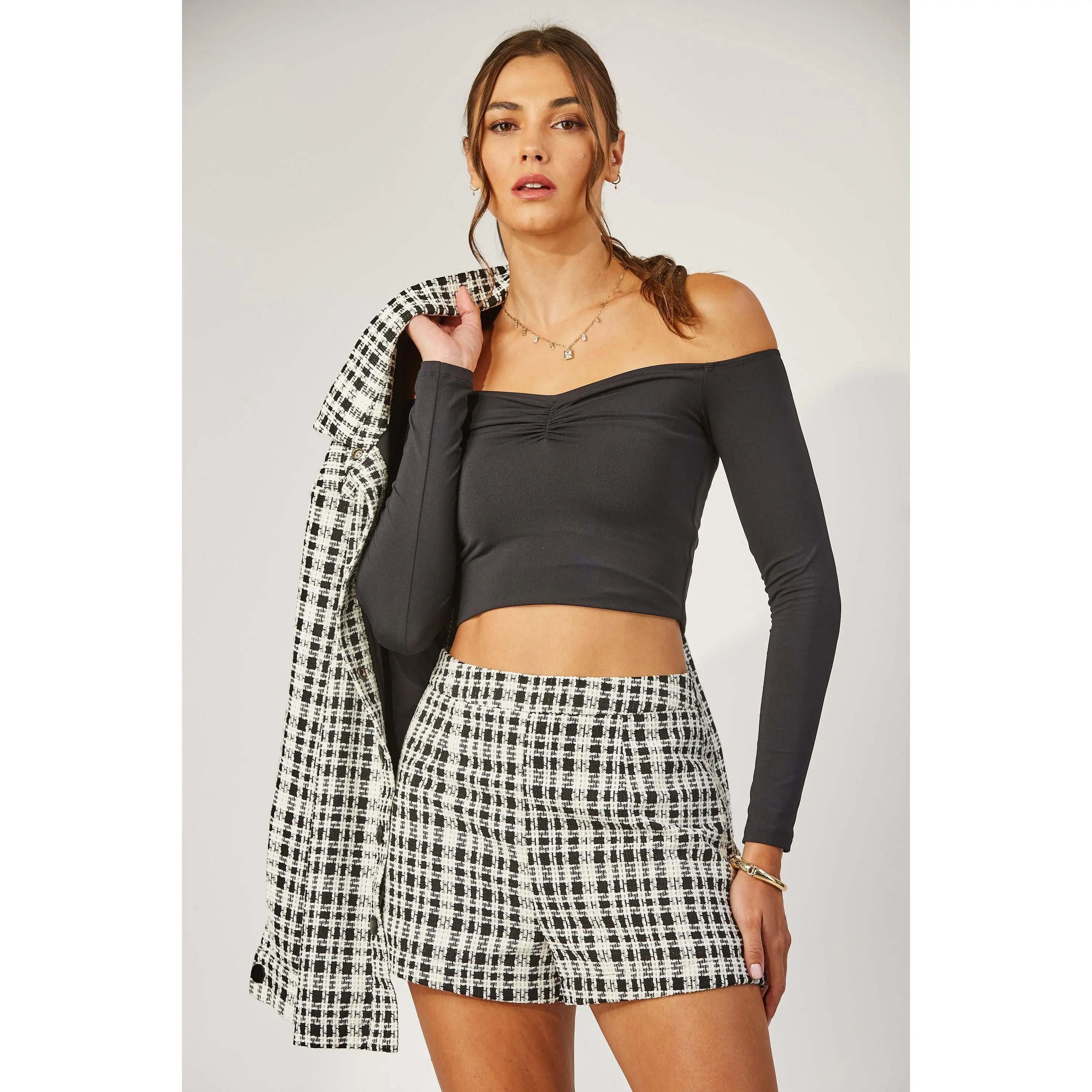 Lana Plaid Shorts