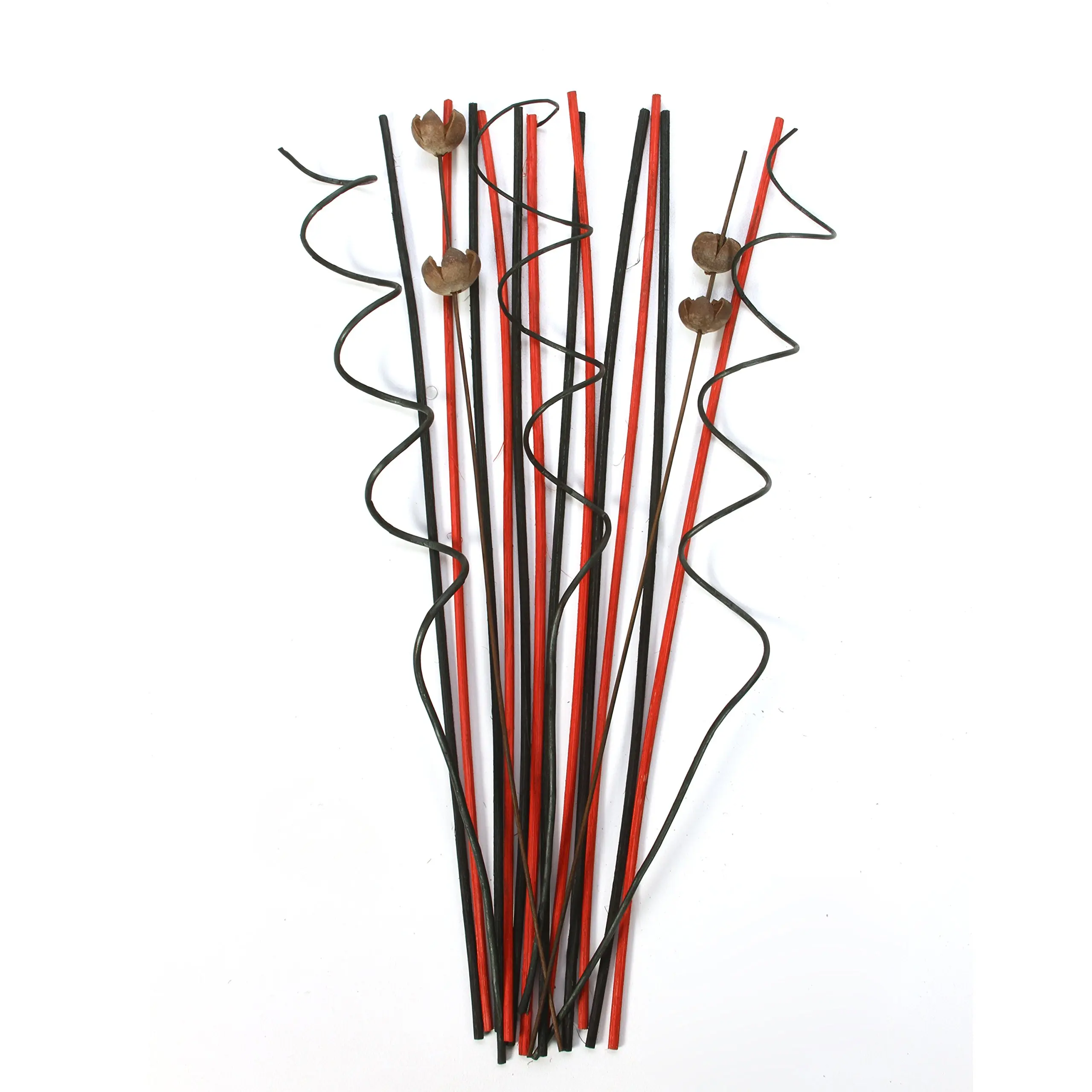12.5 Botanical Diffuser Reeds – Natural Rattan Scent Sticks for Reed Diffusers, Home Fragrance, Farmhouse Decor, Office & Spa Use – Decorative Aromatherapy Refill Sticks