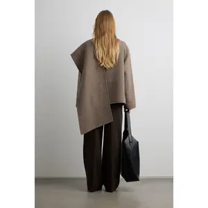 WOOL CASHMERE SCARF COAT