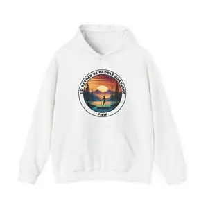 I'd Rather Be Paddle Boarding PNW Unisex Heavy Blend™ Hooded Sweatshirt