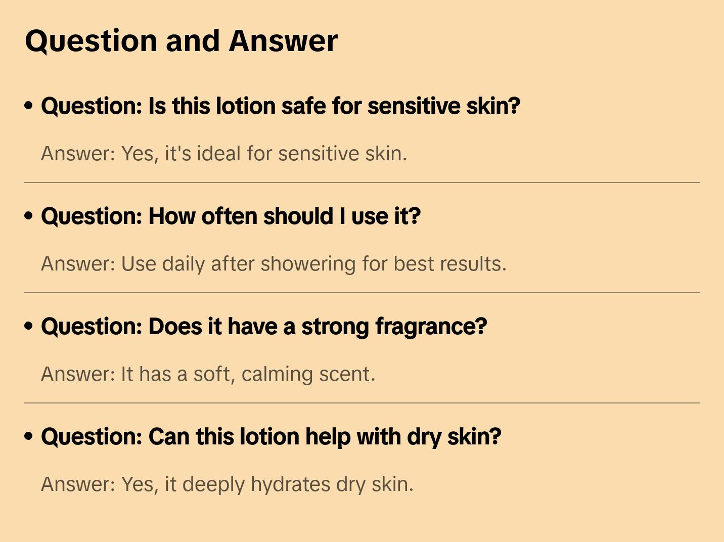 Oatmeal Milk and Honey Lotion - Shea Butter and Cocoa Butter Moisturizer Body Care Comfort