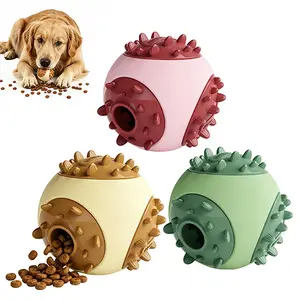 DailyLeap Dog Puzzle Slow Feeder Ball Toy - Slow Lick Ball, 10-Minute Fun Puzzle, 10-Second Gobbling Prevention, Boredom Buster, Fills with Kibble or Treats, Safe & Durable, Burns Off Extra Energy