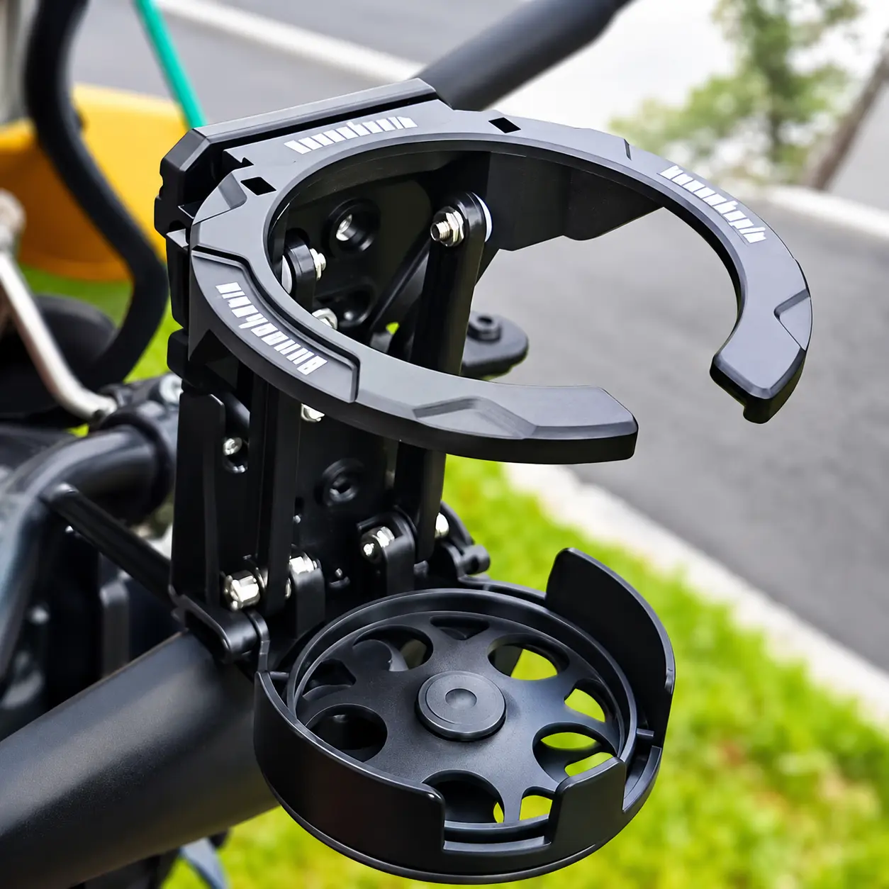 360 degree rotating foldable bike water bottle holder