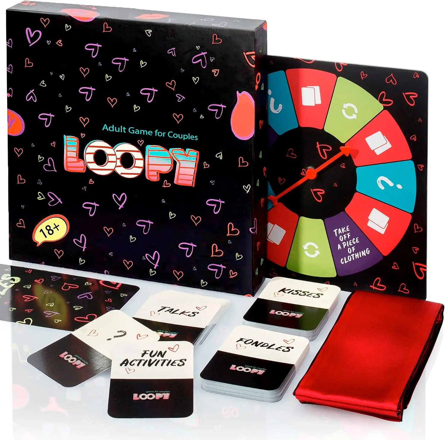 Adult Couples Board Game - Standard Spin-to-Play System with 150 Cards, Date Night Bonding & Communication Activity, Gift Ideas for Him and Her (12 Years Above)