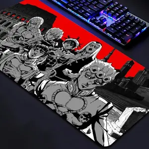 JoJo's Bizarre Adventure Joseph Joestar Gaming Mouse Pad, 80×30cm Lock Edge Non-Slip Rubber Large Desk Mat, Keyboard Accessories for PC & Laptop Gamers