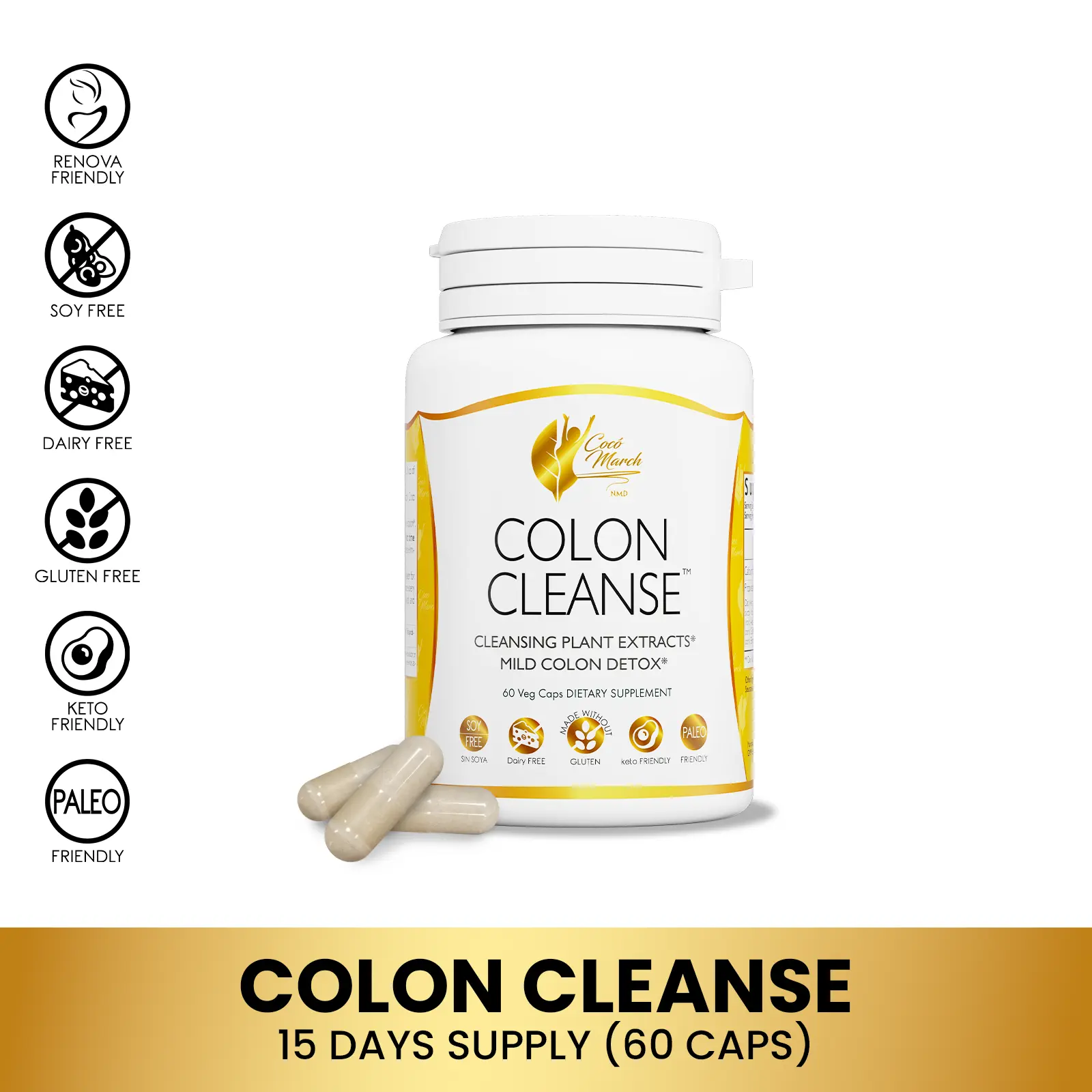 Cocó March N.M.D Colon Cleanse Wellness Supplement Healthcare Natural