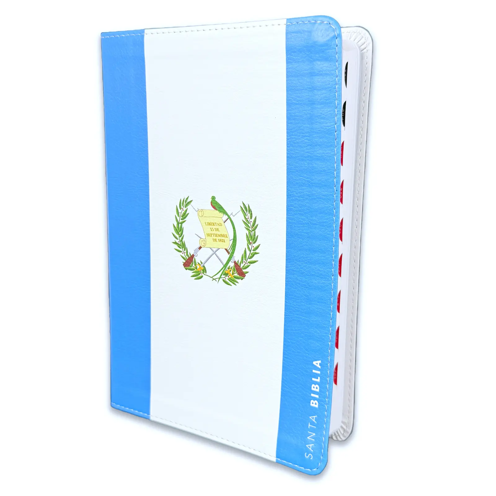 Bible in Spanish Large Font 12 Points Reina Valera 1960 imitation Leather with Index-Guatemala