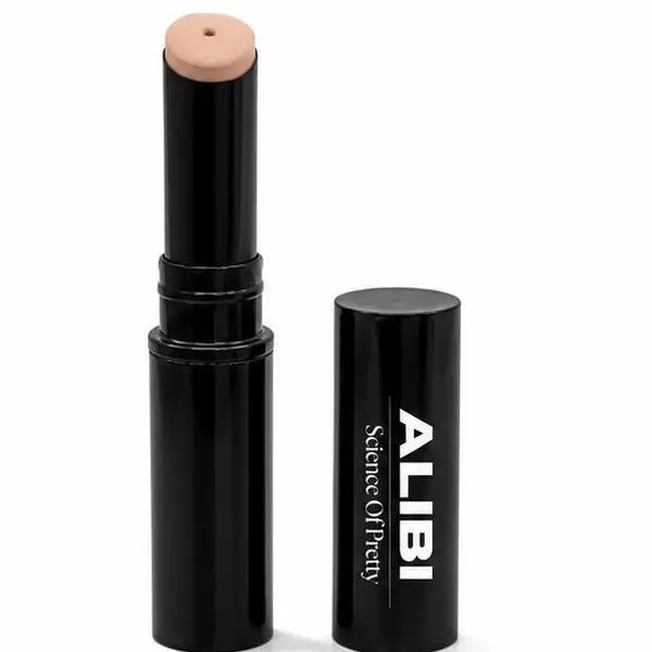Alibi Peach Eye Brightner - Science of Pretty Cosmetic Product in Black Tube