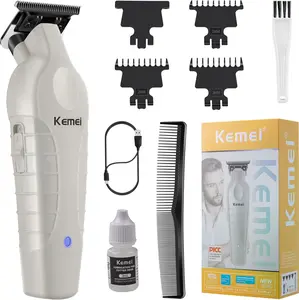 KEMEI 2299 Beard & Hair Trimmer for Men Professional，Zero Gapped