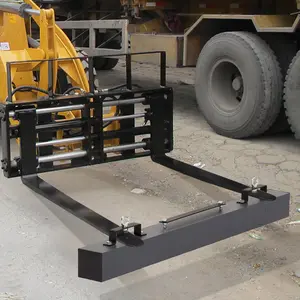 48 Inch Heavy-Duty Magnetic Sweeper, 120 lbs Lifting Capacity Magnetic Pickup Tool, Efficient Metal Debris Collector for Nails Bolts Iron Chips, Compatible with Forklifts for Construction Yard Cleanup
