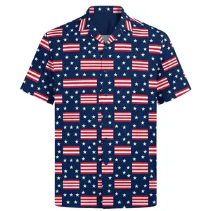 Men's Freedom Eagle Graphic Shirt for Independence Day Events