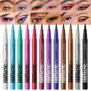 Waterproof Long Lasting Eyeliner, 1 Count Quick Drying Eyeliner Pen, Easy To Apply for Eye Makeup, Professional Daily Makeup Accessories, Cosmetic