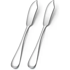 Stainless Steel Butter , Cheese , Butter Spreader for Kitchen Restaurant Party,Set of 2