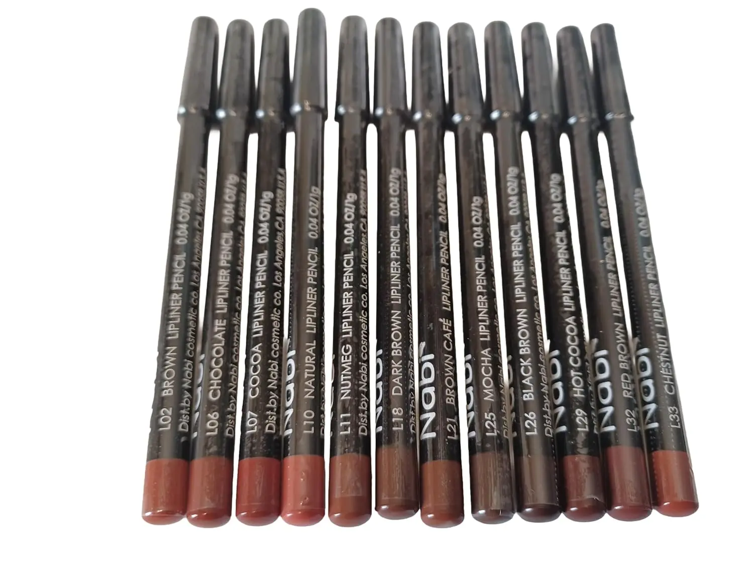 Brown Tone 12-Piece Lipliner Pencil Set, Assorted Colors Makeup Product
