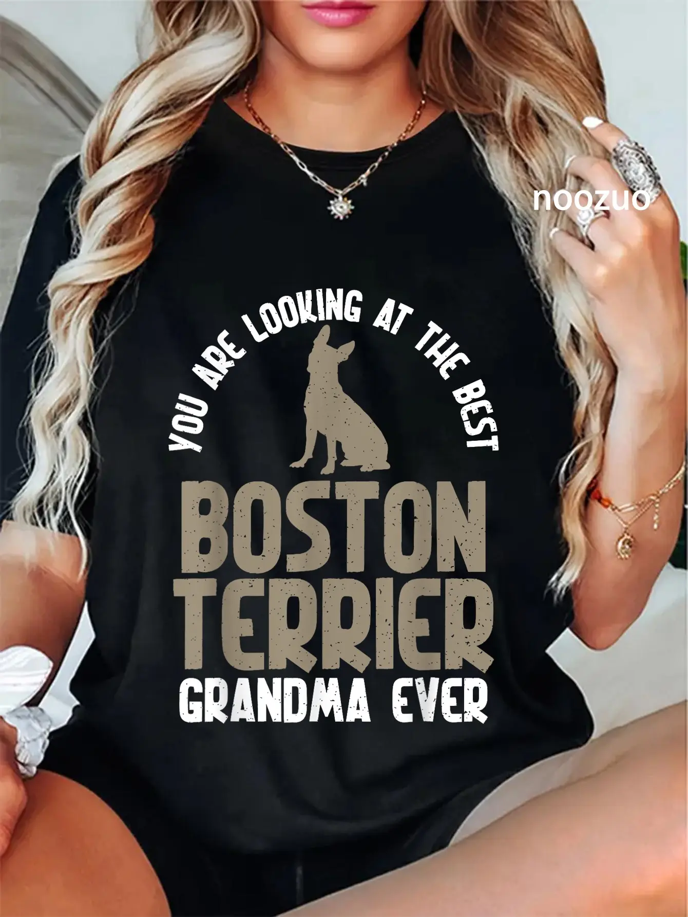 100% Cotton You are Looking at the best Boston Terrier Grandma Ever T-Shirt