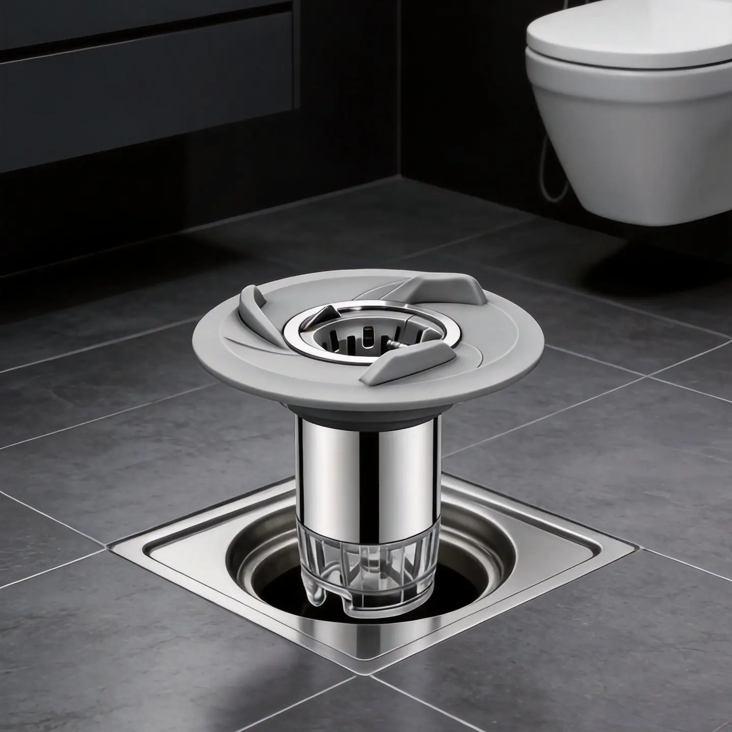 Magnetic Vortex Drain Core - Anti Odor Hair Catcher Easy Clean Stainless Steel Floor Drain Strainer