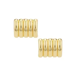 Heaven Mayhem Clemmie Stud Earrings in Gold