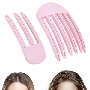 Voluminous Bangs Hair Clip, Invisible Root Lift Clip, Natural Plush Look, Quick Styling Tool for Plump Hair, Perfect for Everyday Use