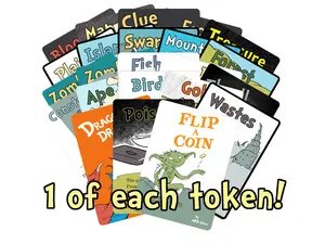 Whimsical Token Pack, Full set of 92 whimsical tokens, counters, reminders by MRB Alters