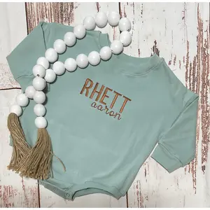 EMBROIDERY OVERSIZED ROMPERS