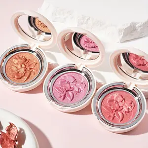 Mackandy Velvet Blush Powder - Cosmetic Makeup for Fall and Winter, Delivers Bare, Ambient, Soft-Focus Matte Fluffy Finish