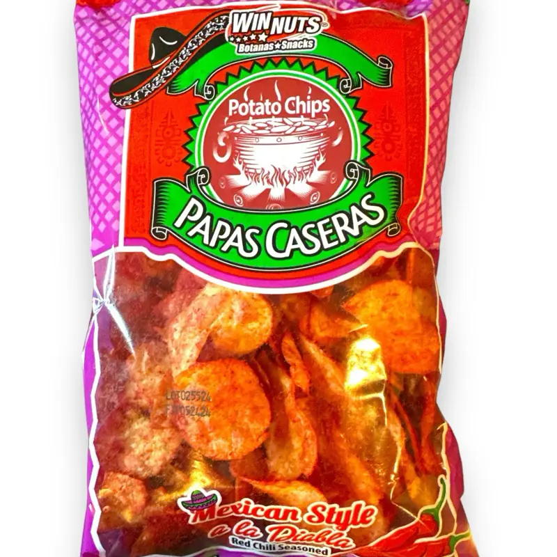 Winnuts Papa Casera A La Diabl Spicy Potato Chips