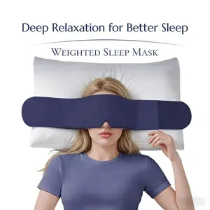 Dual Fabric Weighted Sleep Mask for Side Sleepers