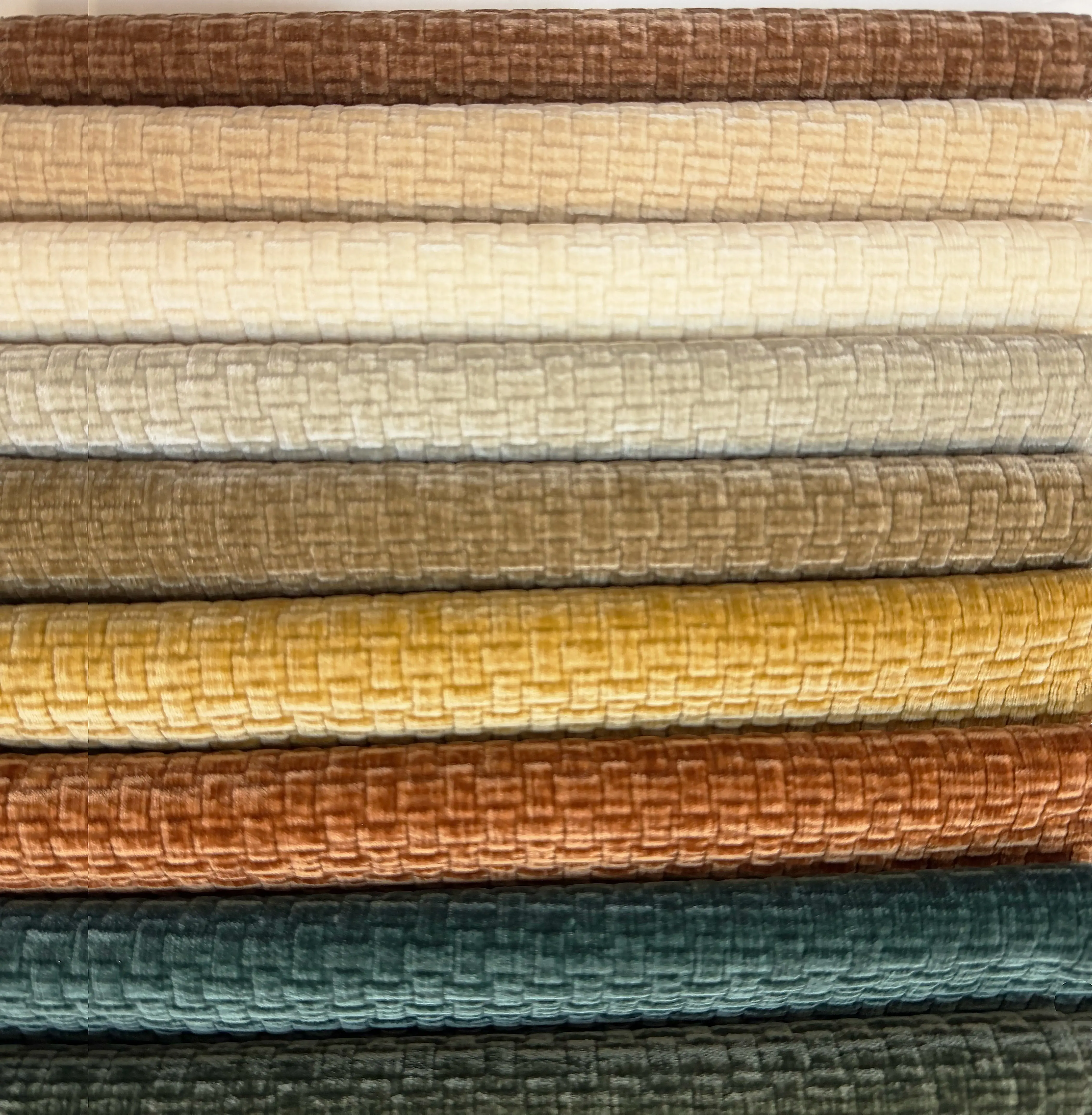 TESSA - CHENILLE BASKET WEAVE UPHOLSTERY FABRIC BY THE YARD