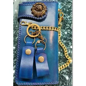 Custom Handcrafted Biker Style Long Wallet