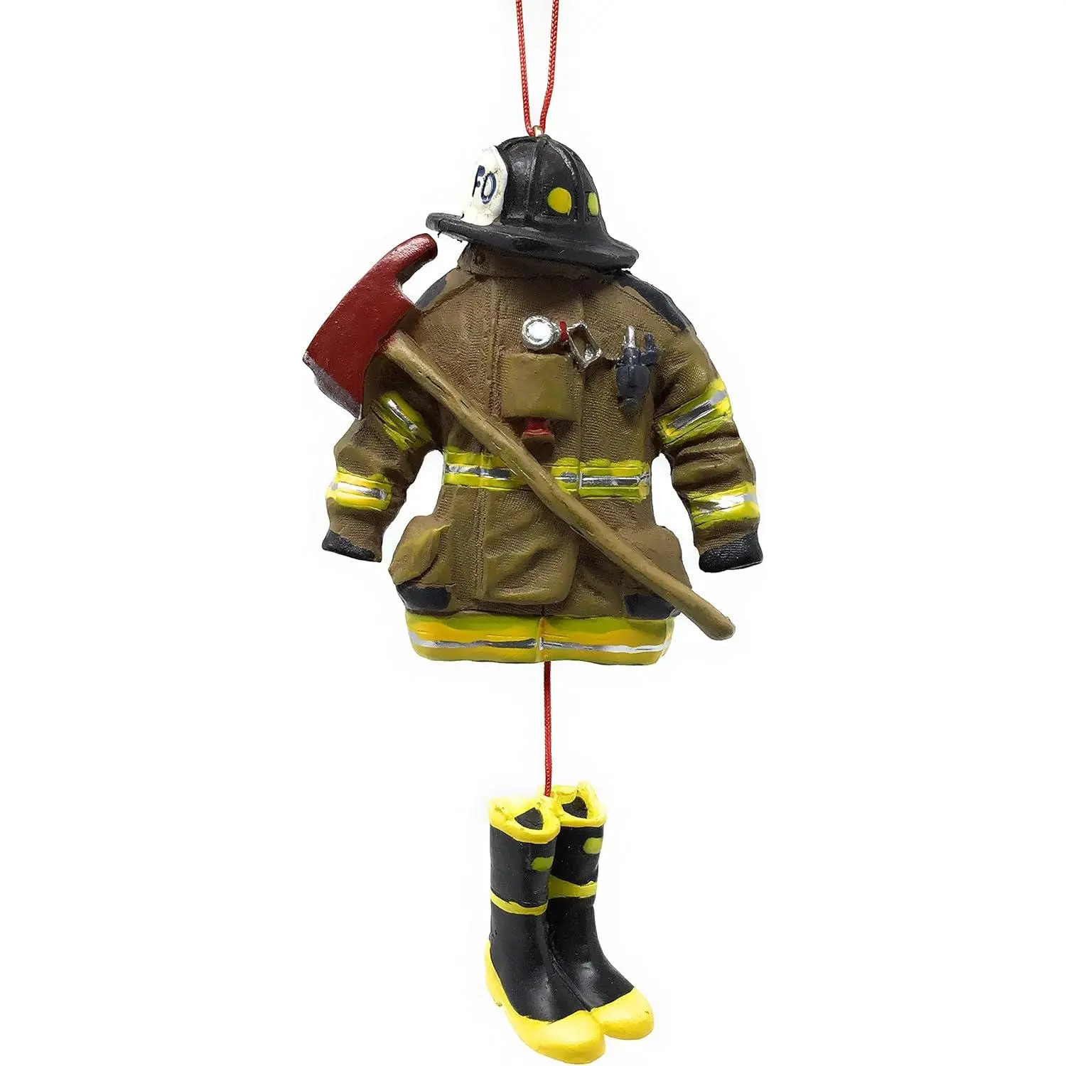 Honor Your Hero This Holiday – Firefighter Uniform Christmas Ornament, Perfect Gift for First Responders & Firefighter Families