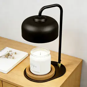 Candle Warmer Lamp, Dimmable Timer Wax Melt Warmer for Scented Candles, Vintage Table Lamp for Bedroom Living Room Home Decor