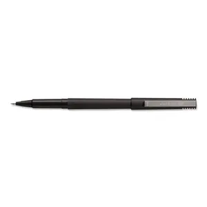 Uni-Ball UBC1921065 0.5 mm Micro Black Ink & Matte Barrel Stick Roller Ball Pen - Pack of 36
